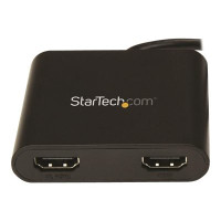 StarTech.com USB 3.0 to Dual HDMI Adapter - 4K 30Hz - External Video & Graphics Card - Dual Monitor Display Adapter - Supports Windows (USB32HD2)