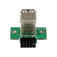 StarTech.com 2 Port USB Motherboard Header Adapter - USB-Adapter - USB (W)