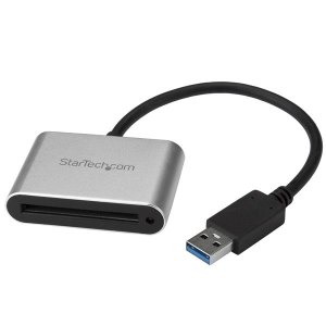 StarTech.com USB 3.0 Kartenlesegerät für CFast 2.0 Karten - USB betrieben - UASP - CF Kartenleser - Mobiler CFast 2.0 Leser / Schreiber - Kartenleser (CF II)