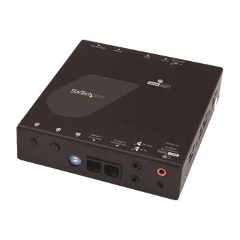 StarTech.com ST12MHDLAN4R - 3840 x 2160 Pixel - Ricevitore AV - 100 m - Nero