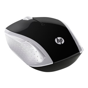 HP 200 - Ambidestro - RF Wireless - 1000 DPI - Argento