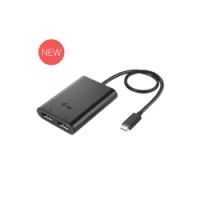 i-tec Externer Videoadapter - USB-C 3.1 - 2 x DisplayPort