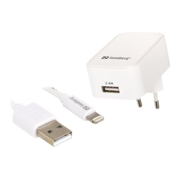 SANDBERG Power adapter - 2.4 A (USB)