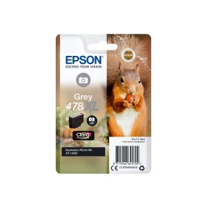 Epson Squirrel Singlepack Grey 478XL Claria Photo HD Ink - Resa elevata (XL) - Inchiostro colorato - 11,2 ml - 200 pagine - 1 pz