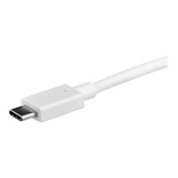 StarTech.com 3ft/1m USB C to DisplayPort 1.2 Cable 4K 60Hz, USB-C to DisplayPort Adapter Cable HBR2, USB Type-C DP Alt Mode to DP Monitor Video Cable, Compatible with Thunderbolt 3, White