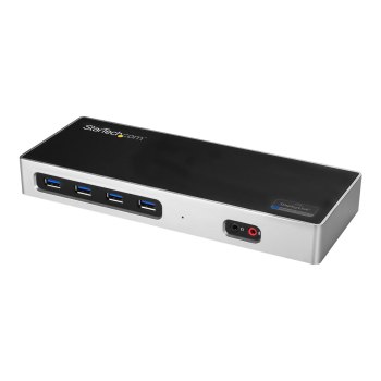 StarTech.com USB-C docking station - 4k Dual HDMI, Dual DP oder HDMI & DP 60Hz - USB-C/USB 3.0 - 6 USB Ports - Mac / Windows (DK30A2DH)