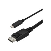 StarTech.com 9.8ft/3m USB C to DisplayPort 1.2 Cable 4K 60Hz, USB-C to DisplayPort Adapter Cable HBR2, USB Type-C DP Alt Mode to DP Monitor Video Cable, Compatible w/ Thunderbolt 3, Black