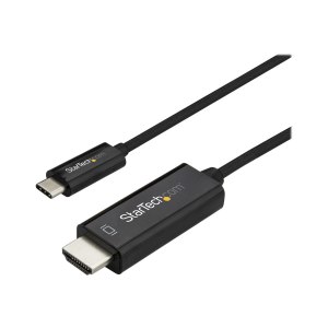 StarTech.com USB-C HDMI Kabel 1m - USB-C Video Adapter - UHD 4K 60 Hz -  DP 1.2 Alt Mode HBR2 - USB-C HDMI Audio - HDMI 2.0 Type C - HDCP 2.2/1.4 - Thunderbolt 3 kompatibel - Schwarz (CDP2HD1MBNL)