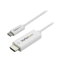 StarTech.com Cavo HDMI a USB-C da 1m - Cavetto USB 3.1 Tipo C a HDMI - 4k a 60Hz - Bianco - 1 m - USB tipo-C - HDMI tipo A (Standard) - Maschio - Maschio - Dritto