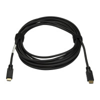 StarTech.com 10m(30ft) HDMI 2.0 Cable, 4K 60Hz Active HDMI Cable, CL2 Rated for In Wall Installation, Long Durable High Speed Ultra-HD HDMI Cable, HDR 10, 18Gbps, Male to Male Cord, Black - Al-Mylar EMI Shielding (HD2MM10MA)