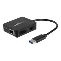 StarTech.com USB 3.0 to Fiber Optic Converter, Compact USB to Open SFP Adapter, USB to Gigabit Network Adapter, USB 3.0 Fiber Adapter Multi Mode(MMF)/Single Mode Fiber (SMF) Compatible