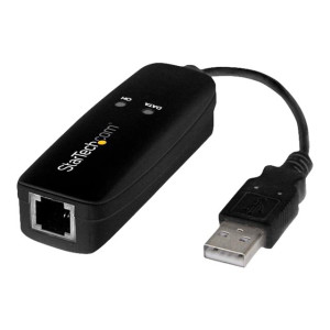 StarTech.com USB 2.0 Fax Modem, 56K External Hardware...