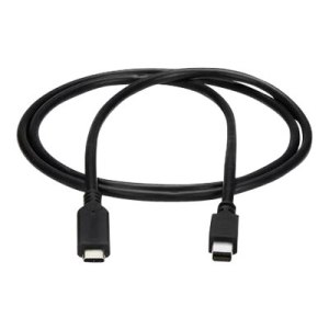 StarTech.com 1m / 3.3ft USB-C to Mini DisplayPort Cable - 4K 60Hz - Black - USB 3.1 Type C to mDP Adapter (CDP2MDPMM1MB)