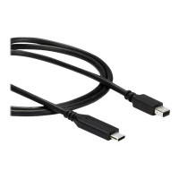 StarTech.com 1m / 3.3ft USB-C to Mini DisplayPort Cable - 4K 60Hz - Black - USB 3.1 Type C to mDP Adapter (CDP2MDPMM1MB)