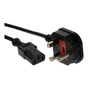 InLine Stromkabel - BS 1363 (M) zu IEC 60320 C13
