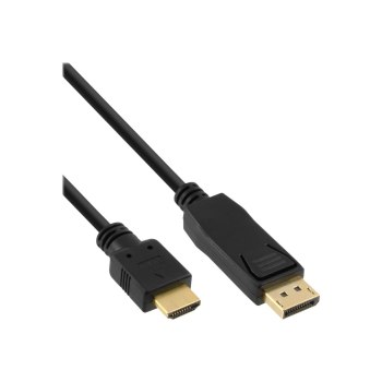 InLine Adapter cable - DisplayPort male to HDMI male