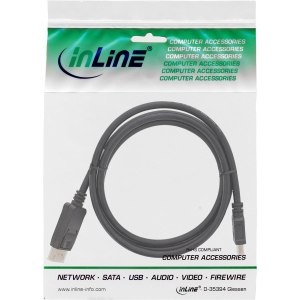 InLine Adapterkabel - DisplayPort männlich zu HDMI...