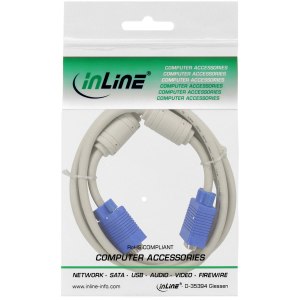 InLine VGA cable - HD-15 without pin 9 (M) to HD-15...