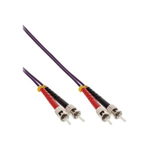 InLine Patch cable - ST multi-mode (P) to ST multi-mode (P)