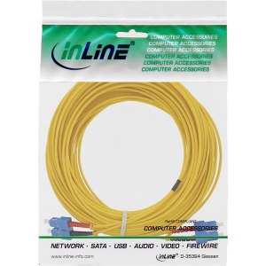 InLine Patch cable - SC single-mode (M) to SC single-mode...