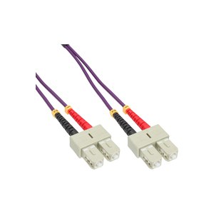 InLine Patch cable - SC multi-mode (M) to SC multi-mode (M)
