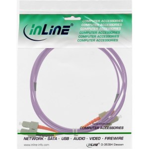 InLine Patch cable - SC multi-mode (M) to SC multi-mode (M)