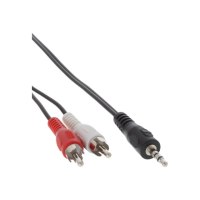 InLine Audio cable - stereo mini jack (M) to RCA x 2 (M)