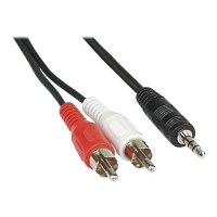 InLine Audio cable - stereo mini jack male to RCA male