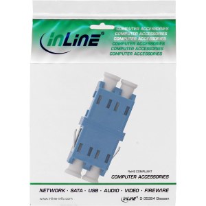 InLine Network coupler - LC single-mode (F) to LC single-mode (F)