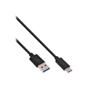 InLine 35712 - 2 m - USB A - USB C - USB 3.2 Gen 2 (3.1 Gen 2) - Maschio/Maschio - Nero