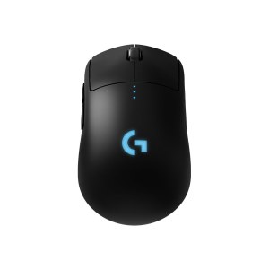 Logitech G Pro - Maus - rechts- und linkshändig - optisch - kabellos - 2.4 GHz - kabelloser Empfänger (USB)