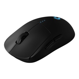 Logitech G Pro - Maus - rechts- und linkshändig - optisch - kabellos - 2.4 GHz - kabelloser Empfänger (USB)