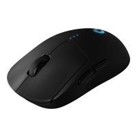 Logitech G Pro - Maus - rechts- und linkshändig - optisch - kabellos - 2.4 GHz - kabelloser Empfänger (USB)