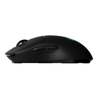 Logitech G Pro - Maus - rechts- und linkshändig - optisch - kabellos - 2.4 GHz - kabelloser Empfänger (USB)