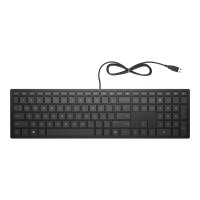 HP Pavilion 300 - Tastatur - USB - Deutsch - Jet Black
