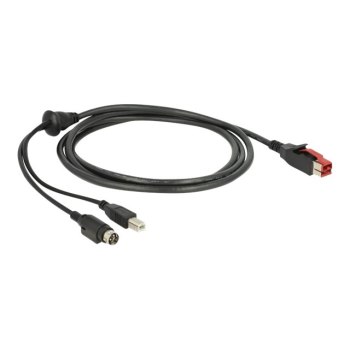 Delock 85488 - 2 m - USB B - USB 2.0 - 480 Mbit/s - Nero