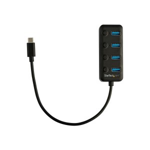 StarTech.com 4 Port USB-C Hub - 4x USB-A mit individuellen An/Aus-Schaltern