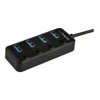 StarTech.com 4 Port USB-C Hub - 4x USB-A mit individuellen An/Aus-Schaltern