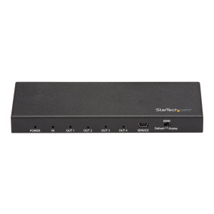 StarTech.com Sdoppiatore Splitter HDMI a 4 porte - 60Hz - HDMI - 4x HDMI - 3840 x 2160 Pixel - Nero - 4K Ultra HD - 60 Hz