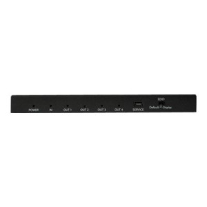 StarTech.com Sdoppiatore Splitter HDMI a 4 porte - 60Hz - HDMI - 4x HDMI - 3840 x 2160 Pixel - Nero - 4K Ultra HD - 60 Hz