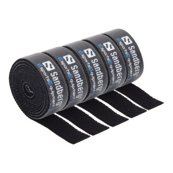 SANDBERG Cable Velcro Strap 5-pack - Fascetta in velcro - Nero - 100 cm - 50 mm - 50 mm - 200 mm