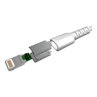 StarTech.com 1m USB-A auf Lightning-Kabel - Hochbelastbare, robuste Aramidfaser - USB Typ-A auf Lightningkabel - Lade-/Synchronisationskabel - Apple MFi-zertifiziert iPad/iPhone 12 - Weiß (RUSBLTMM1M)