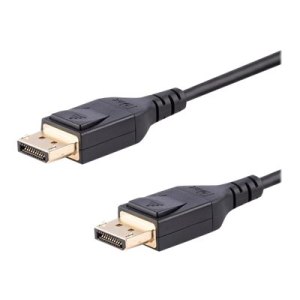 StarTech.com 2m/6ft VESA Certified DisplayPort 1.4 Cable, 8K 60Hz HBR3 HDR, Super UHD DisplayPort to DisplayPort Monitor Cord, Ultra HD 4K 120Hz DP 1.4 Slim Video Cable M/M DP Connectors