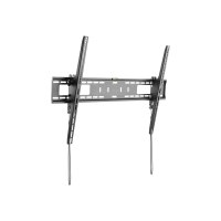 StarTech.com TV Wall Mount supports 60-100 inch VESA Displays (165lb/75kg), Heavy Duty Tilting Universal TV Wall Mount, Adjustable Mounting Bracket for Large Flat Screens, Low Profile