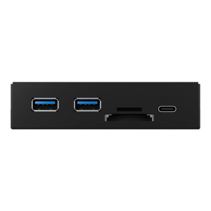 ICY BOX IB-HUB1417-i3 - Hub - 2 x SuperSpeed USB 3.0 + 1 x USB-C