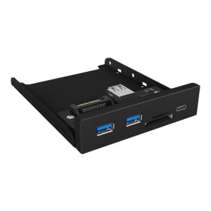 ICY BOX IB-HUB1417-i3 - Hub - 2 x SuperSpeed USB 3.0 + 1 x USB-C