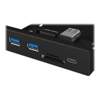 ICY BOX IB-HUB1417-i3 - Hub - 2 x SuperSpeed USB 3.0 + 1 x USB-C