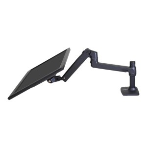 Ergotron LX - Mounting kit (articulating arm, desk clamp mount, grommet mount, 8" pole)