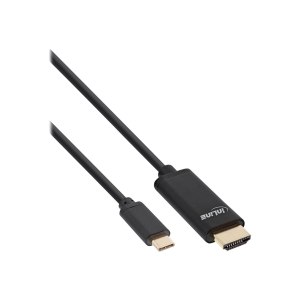 InLine Video / audio cable - USB-C male to HDMI male