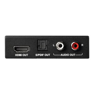 StarTech.com 4K HDMI Audio Extractor - 4K 60Hz - HDMI Audio Sound Splitter - HDR - SPDIF Toslink Optisches Audio (HD202A)
